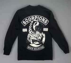 Scorpions Official Merch Rock Believer Long Sleeve T Shirt S Black NEW - Picture 1 of 11