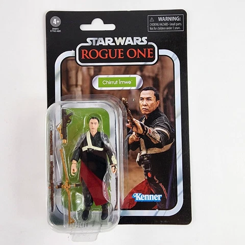 Star Wars The Vintage Collection Chirrut Îmwe Figure 3.75" Hasbro MOC NEW Cover