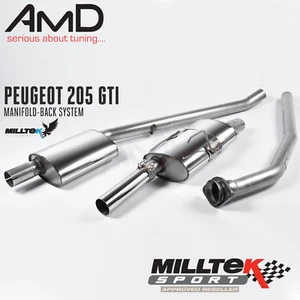 Milltek Peugeot 205 GTi Exhaust System Manifold Back MCXPE101 Stainless Steel - Picture 1 of 6