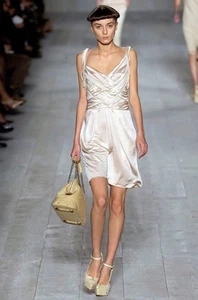 RARO Abito Dior by John Galliano | Primavera 2007 Runway Look 19 | 100% seta - Foto 1 di 15