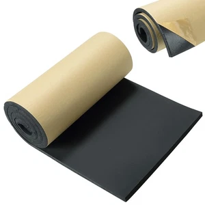 Neoprene Foam Rubber Sheet with Adhesive, 1/4" Thick X 12" X 54" – DIY Padding, - Picture 1 of 6