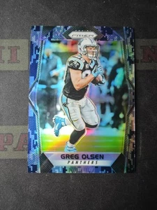2017 Panini Prizm Football Navy Blue Greg Olsen /25 - Picture 1 of 2