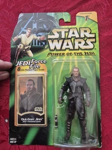 Star Wars Power of the Jedi: Qui-Gon Jinn Jedi Trainingsausrüstung (2000) NEU POTJ - Bild 1 von 5