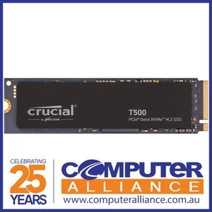 2TB Crucial T500 PCIe Gen4 NVMe SSD CT2000T500SSD8 - Picture 1 of 1