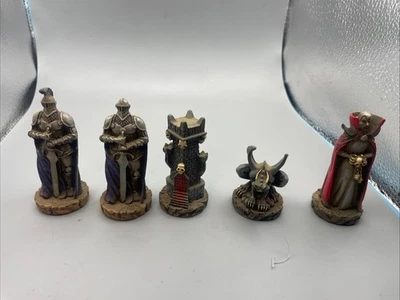 2003 Gothic Chess Pieces (5) Good vs Evil – Adams Apple Games Replacement Pieces - Image 1 of 4