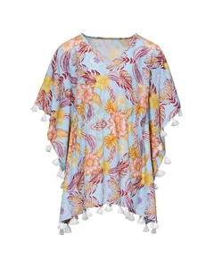 Snapper Rock Boho Tropical Cover-Up - Picture 1 of 5