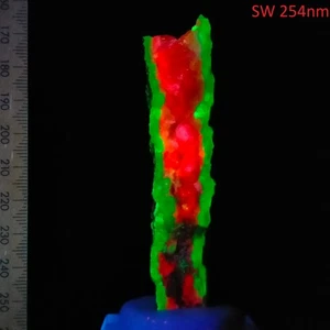 Watermelon Chalcedony Calcite fluorescent short wave minerals Nebraska US 529ct - Picture 1 of 10