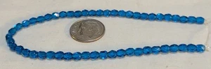 K428 4mm pressed glass oval beads. will combine to save on shipping - Picture 1 of 1