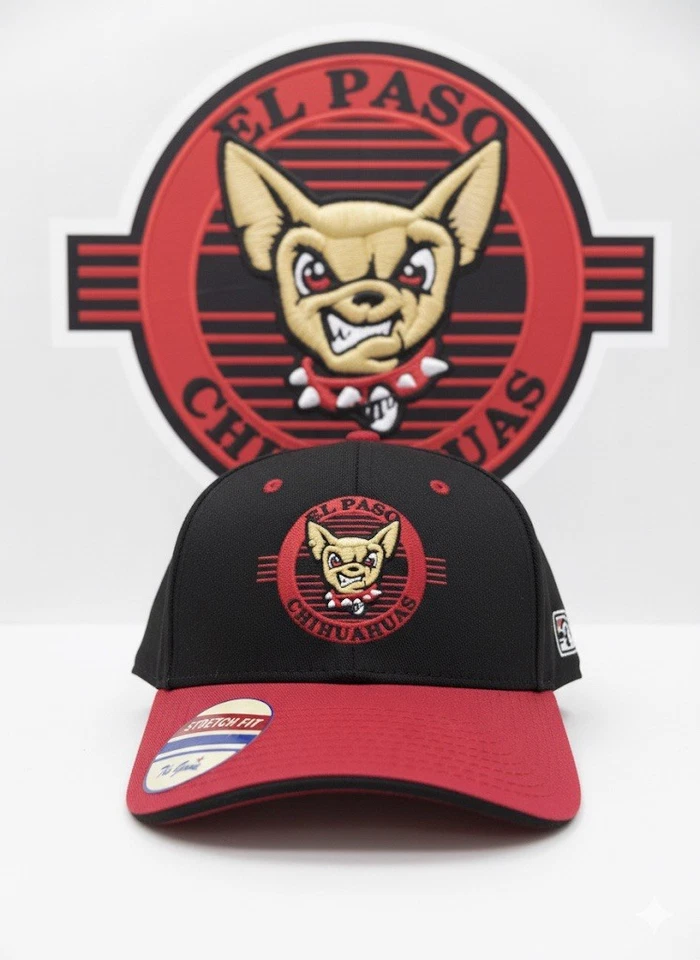 Gorra Flexfit de béisbol de ligas menores de Chihuahuas de El Paso - por el juego - nueva con etiquetas Foto 1 de 4