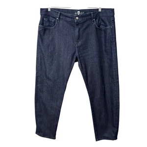 7 For All Mankind Adrien dunkle Waschung gerades Bein Herrenjeans Größe 40 x 26 klassisch - Bild 1 von 14