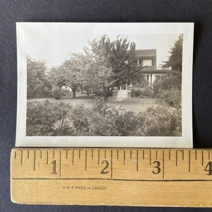 Fotografía instantánea de casa de campo histórica Grimsby Ontario de colección c1937 - Imagen 1 de 3