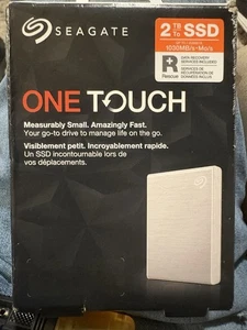 Seagate One Touch 2TB, Portable SSD NEW SEALED! - Picture 1 of 1