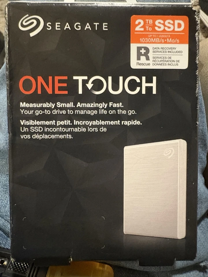 Seagate One Touch 2TB, Portable SSD NEW SEALED! - Image 1 of 1
