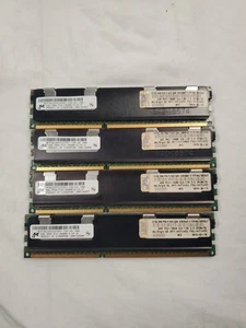 16GB (4X4GB) MICRON MT36JSZF51272PZ-1G4F1AB PC3 DDR3 4GB ECC REG SERVER MEMORY - Picture 1 of 2