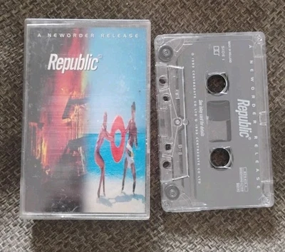 New Order - Republic - CASSETTE ALBUM Electronic Synth-pop - Image 1 of 3