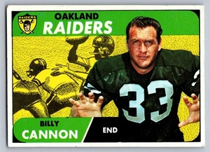 1968 Topps #37 Billy Cannon Oakland Raiders - Picture 1 of 3
