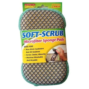 Almohadillas de esponja de microfibra Simoniz Soft-Scrub, 2 unidades - Imagen 1 de 1