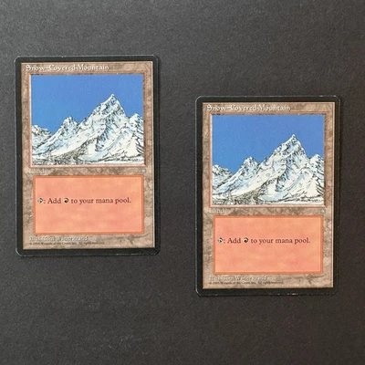 *** Snow-covered Mountain Ice Age *** NM+ NEVER PLAYED  MTG Magic FAST SHIPPING - Image 1 of 2