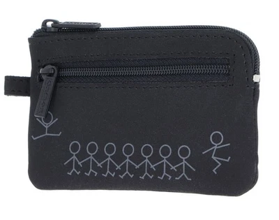 oxmox New Cryptan Keyholder Schlüsselmäppchen Jumping Jack 2.0 Print Grey Black