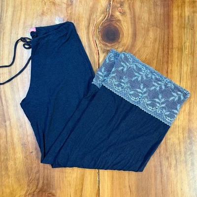 Pantalones para mujer Y2K Wendy Glez pequeños pequeños de encaje pijama ancho de bambú B3-16 de colección Foto 1 de 4