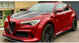 Modellino Alfa Romeo Stelvio Kit Tuning scalala 1: 24 Rosso Metallizzato - Foto 1 di 1
