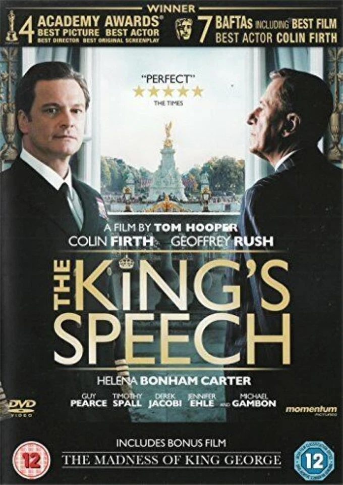 The King's Speech DVD (2011) FREE SHIPPING - Image 1 of 1