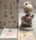 Precious Moments 1995  Members Only Figurine~PM962 Girl In Poodle Skirt~1st ❤️