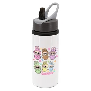 6 Pictures Labubu Water Bottle With Handle Cute Viral Labubus New - Picture 1 of 3