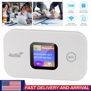 WiFi 4G LTE Portable Unlocked Wireless LCD MIFI Hotspot Router Mobile Broadband* - Picture 1 of 14