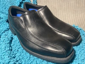 Rockport Men's Sl2 Bike So Loafer Size 13 W A13019 Black Walkomfy Insole Nice! - Picture 1 of 14