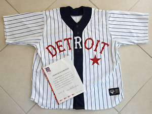 1997 Phil Nevin Detroit Tigers Game Issued Autographed Jersey. Detroit Stars MLB