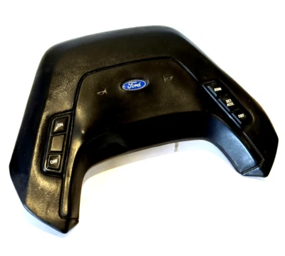 1987-1991 Ford F150 F250 F350 STEERING WHEEL HORN WITH A/C BUTTONS OEM - Image 1 of 4
