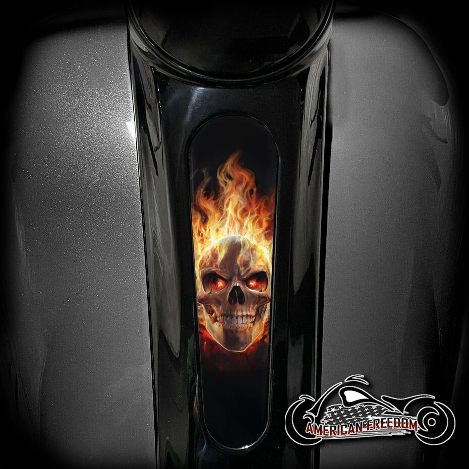 INSERTO DE TABLERO HARLEY DAVIDSON 8 PULGADAS STREET GLIDE & ROAD GLIDE - GHOST RIDER Foto 1 de 1