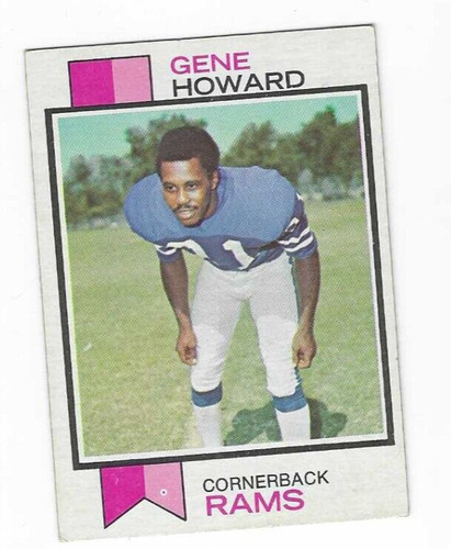 1973 TOPPS GENE HOWARD #324 LOS ANGELES RAMS | eBay