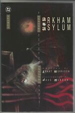 Batman Arkham Asylum Hardcover - DC - Oct '89 - Morrison Script, Dave McKean Art