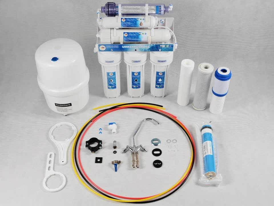 11 Stufen Umkehrosmose Osmosefilter Osmoseanlage RO Wasserfilter Made in Germany - Bild 1 von 4