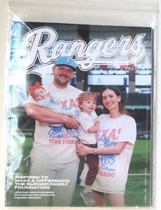 2025 - TEXAS RANGERS MAGAZINE APRIL 28 - JUNE 1, 2025 COVER: JAKE BURGER - NEW - Picture 1 of 2