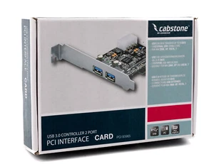 @ Cabstone PCI Interface Card 2 Port USB 3.0 Controller Schnittstellenkarte 480 - Bild 1 von 1