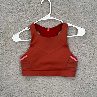 Brooks Running Bra Racing Athletic Top Women's 30 A/B Maroon Red Stretchy - Image 1 of 4