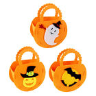  3 Pcs Halloween Tote Bag Non-woven Fabric Child Gift Bags in Bulk Biscuit