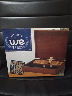 WE Games Shut The Box Dice Game New Open Box - Image 1 of 4