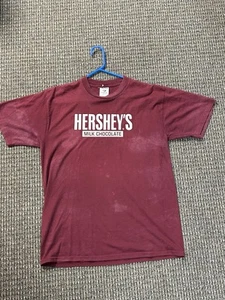 Hershey Milk Chocolate Candy Logo Shirt weinrot - Größe L - Bild 1 von 18