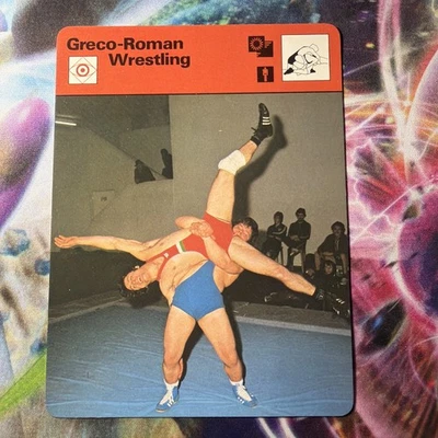 Tarjeta de lucha grecorromana Sportscaster (1977 Lausana 03 005 14-05) Foto 1 de 2