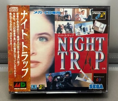 Night Trap Unopend Unused Game Sega Mega Drive CD MD NTSC-J From Japan - Image 1 of 3