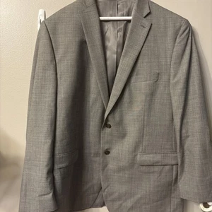Calvin Klein Anzugjacke Größe 48R mittelgrau 100% Wolle - Bild 1 von 5