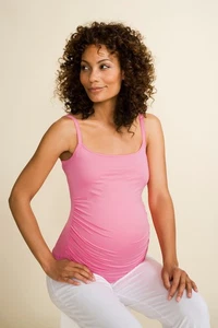 Boob Maternity vest with shelf bra - pregnancy vest - Picture 1 of 9