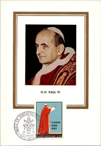 Vatican City 11.26.70 FDC - Maxi Card - HH Paul VI - F67830 - Picture 1 of 2