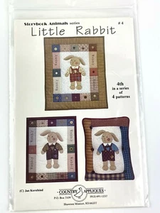 Libro de cuentos animales serie pequeño conejo #4 edredón almohada marco patrón CA-108 - Imagen 1 de 8