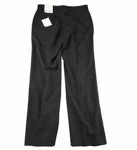 Calvin Klein Pants Mens 32X32 Black Straight Leg Flat Front NWT - Picture 1 of 11