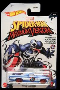 2020 Hot Wheels Spider-Man Maximum Venom #3 '71 El Camino Venomized Captain Amer